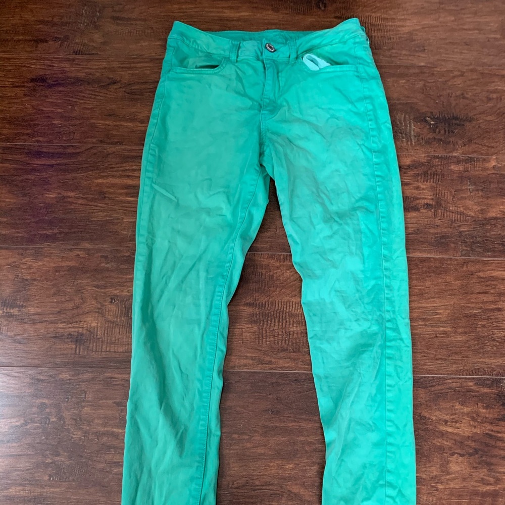 American Eagle green jeans